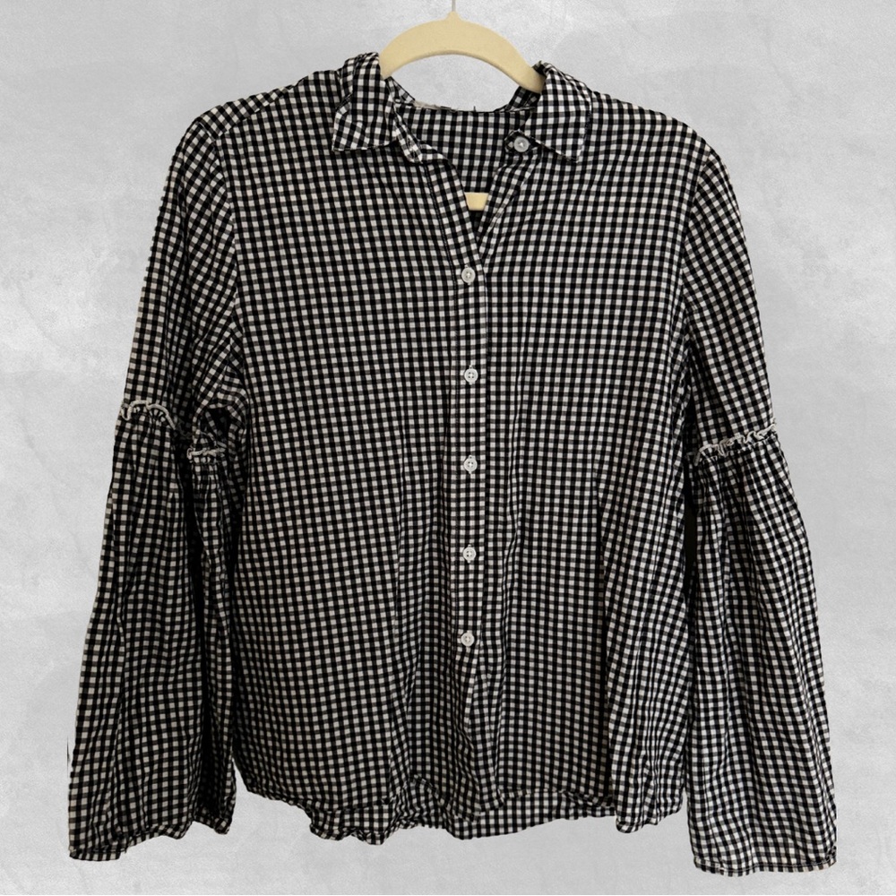 Autumn Gingham Blouse